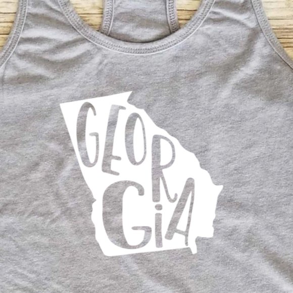 Next Level Apparel Tops - Georgia state Tank Top